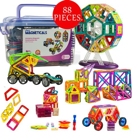 magnet box with metal pieces toy|Box Building Toy Complete Magnetic Building Sets .